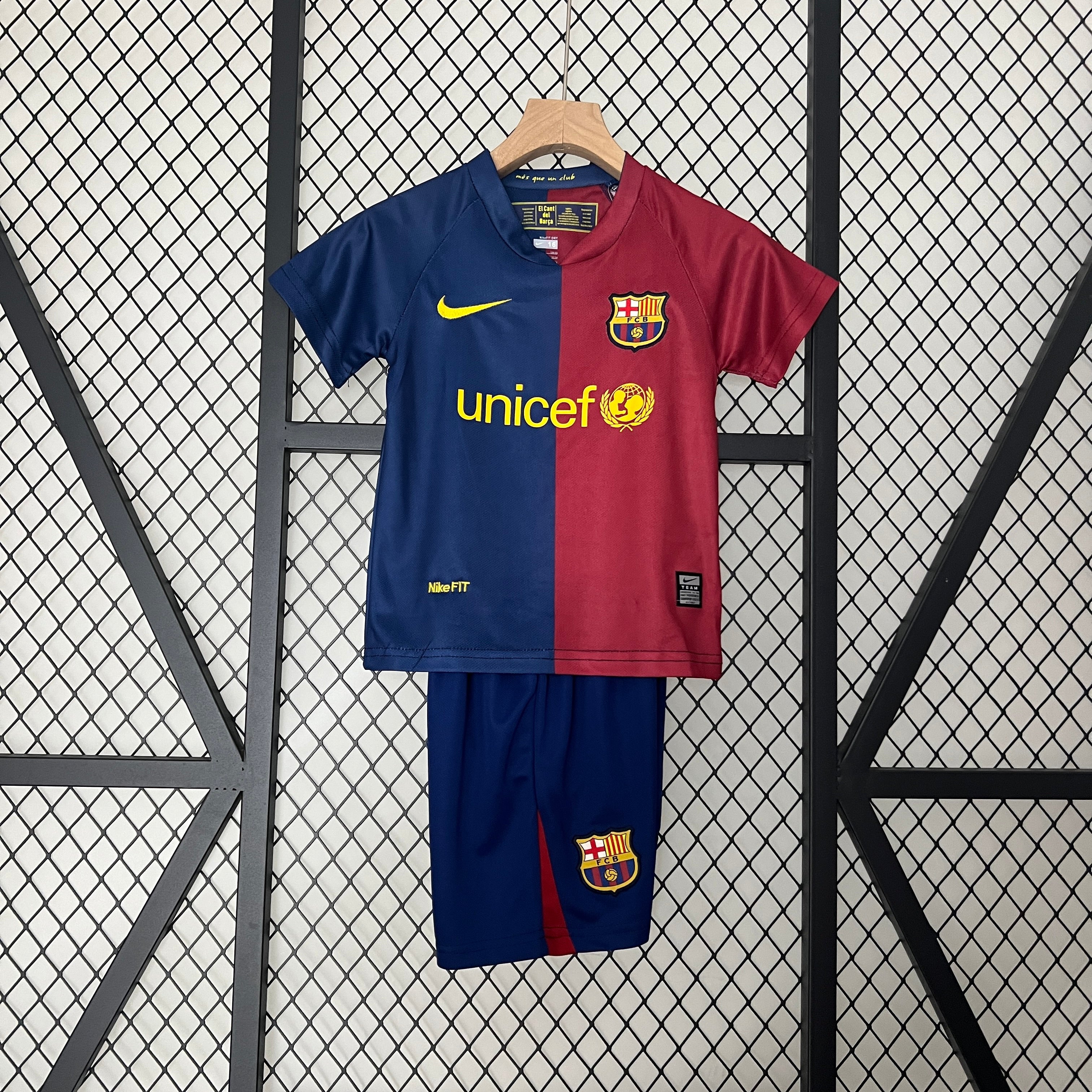 Barcelona 2008-2009 Retro Home T-Shirt for Children