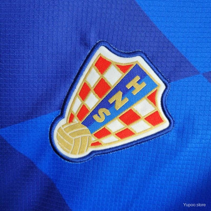 Camiseta visitante de Croacia para la Eurocopa 2024 (versión para aficionados)