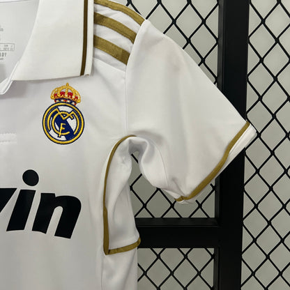 Vintage Real Madrid 2011-12 Home Kids Kit