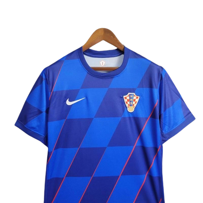 Camiseta visitante de Croacia para la Eurocopa 2024 (versión para aficionados)