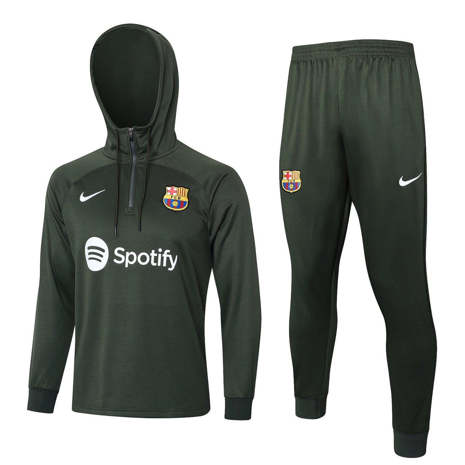 Barcelona 23-24 | Dark Green | Tracksuit with Hat