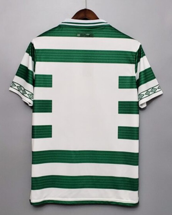 Camiseta retro de local del Celtic de Glasgow 1997-1999