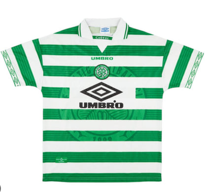 Camiseta retro de local del Celtic de Glasgow 1997-1999