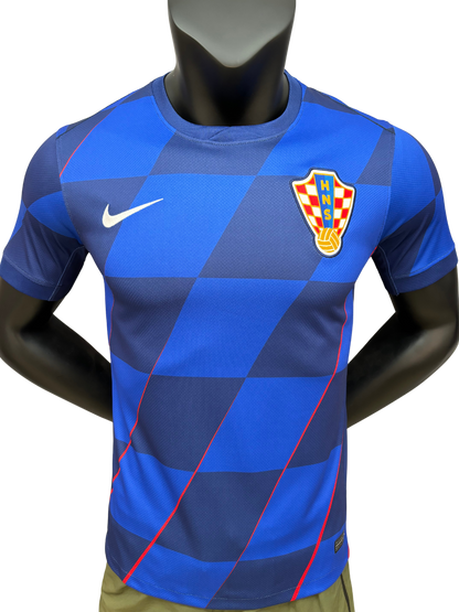 Camiseta visitante de Croacia para la Eurocopa 2024 (versión para jugadores) 