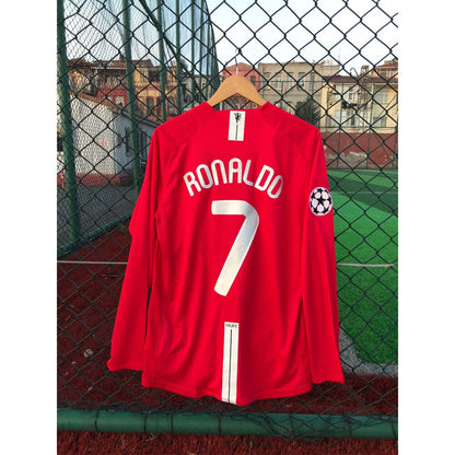 Camiseta de manga larga del Manchester United 2007-2008