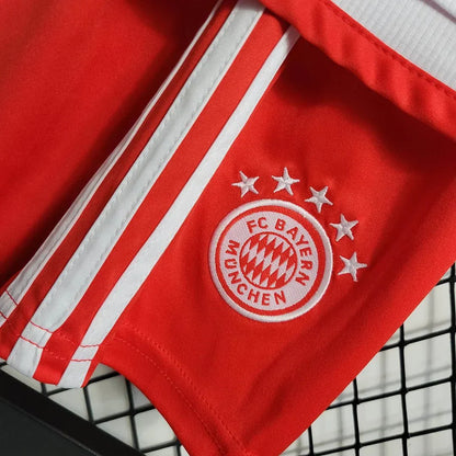 2023/2024 Bayern München Thuis Voetbalset (shirt+Shorts)