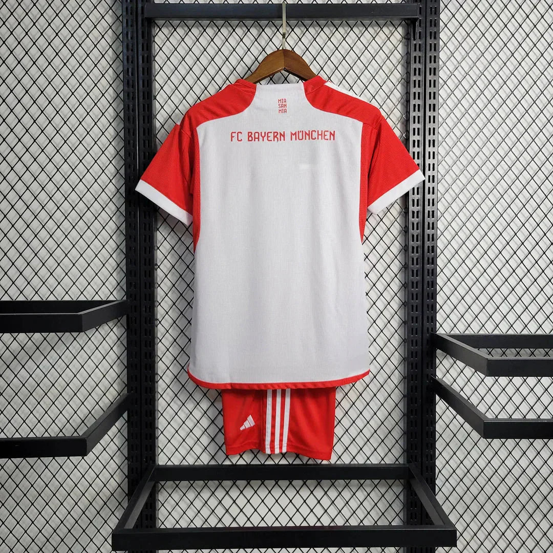 2023/2024 Bayern München Thuis Voetbalset (shirt+Shorts)