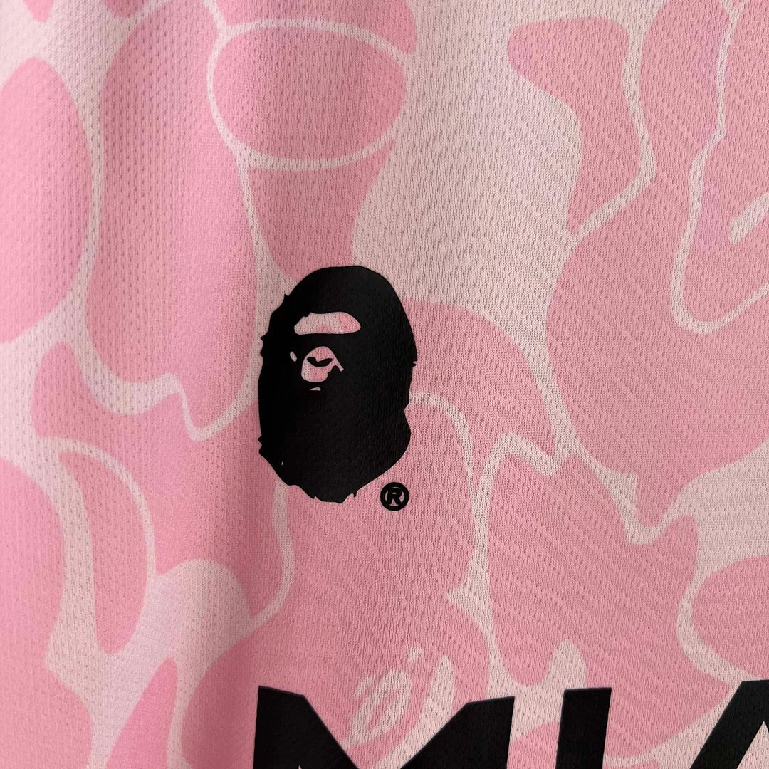 Edición especial rosa del Inter Miami X Bathing Ape 2023/2024