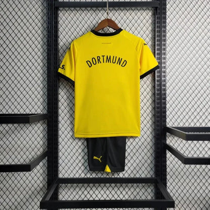 2023/2024 Kids Maat Dortmund Thuisset (shirt+Shorts)