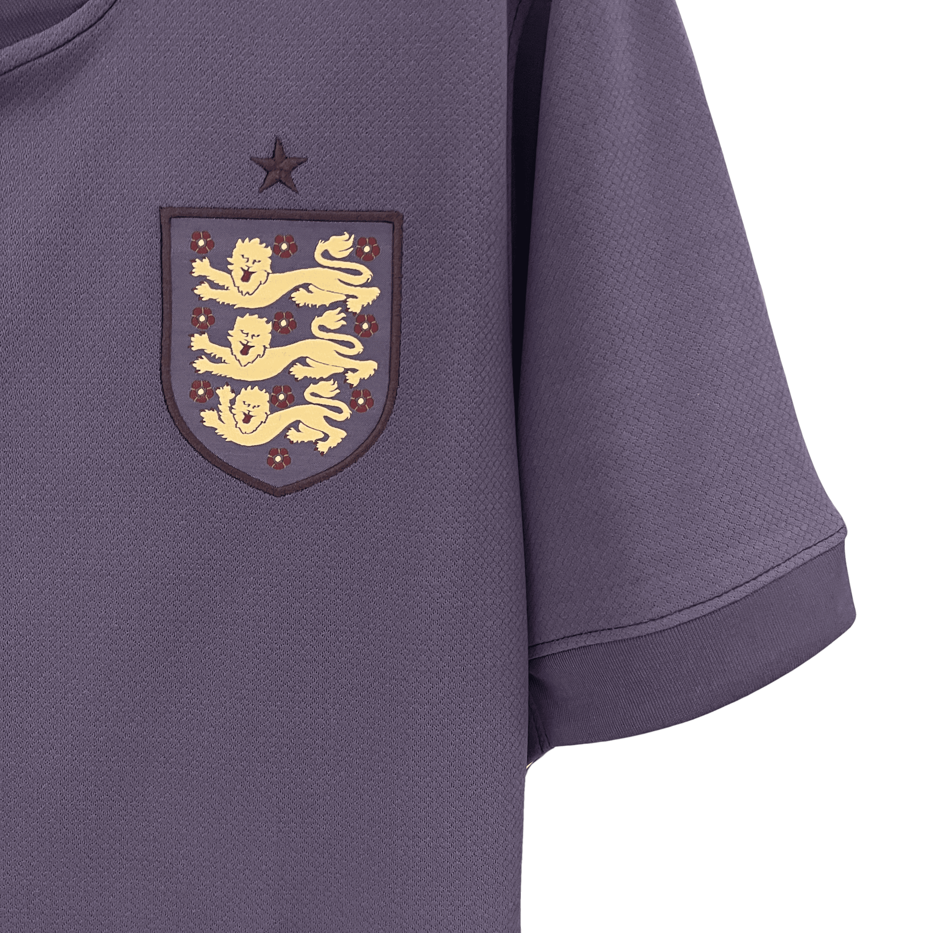 Three lions crest on englands away kit