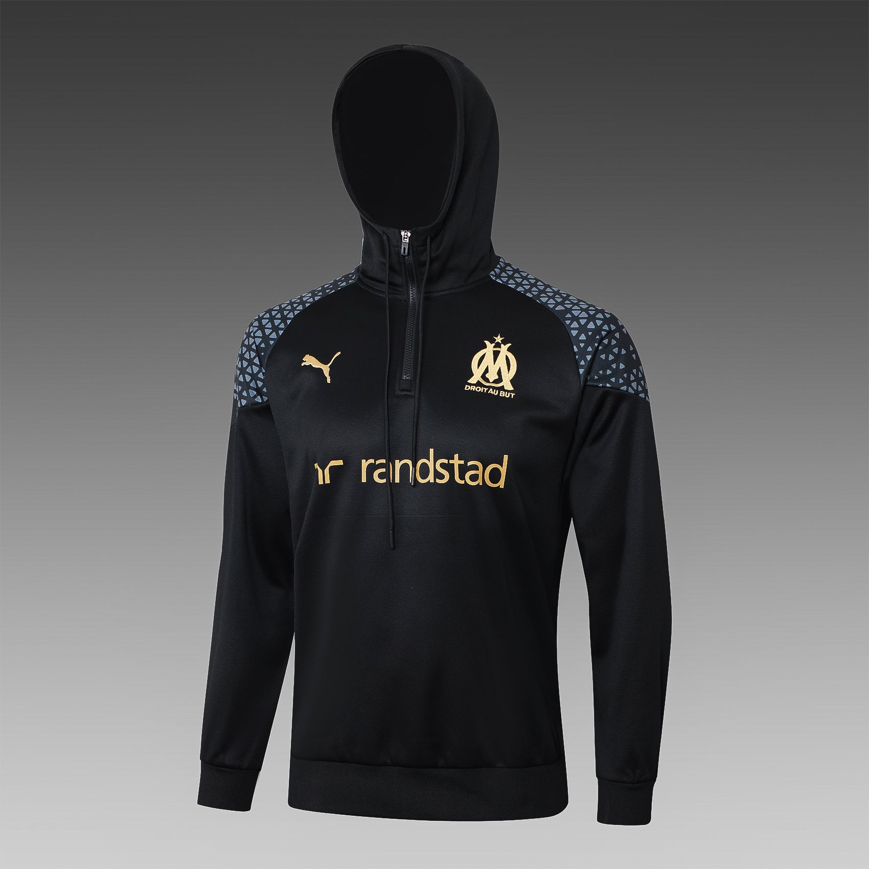 Marseille 23-24 | Black | Tracksuit Hoodie