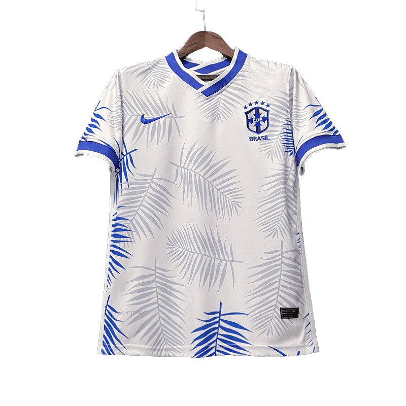 Edición especial 22/23 Camiseta blanca de Brasil - Versión para aficionados