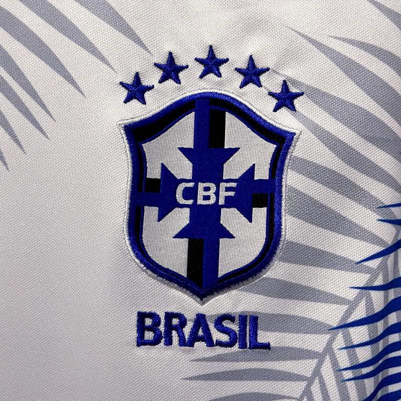 Edición especial 22/23 Camiseta blanca de Brasil - Versión para aficionados