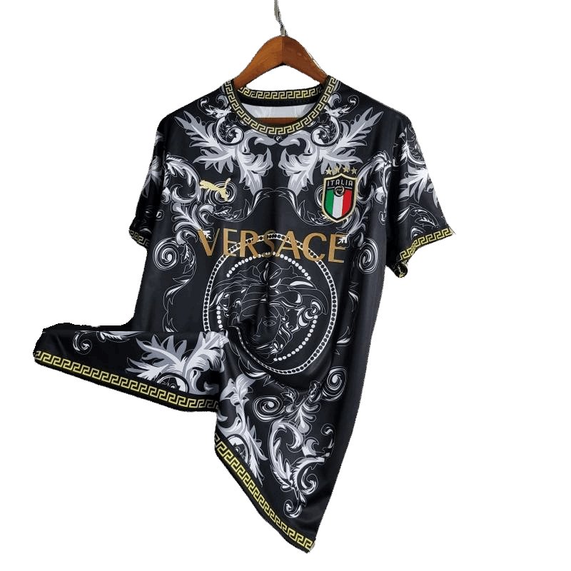 Edición especial Italia x Versace 22/23 Kit negro - Versión para fans