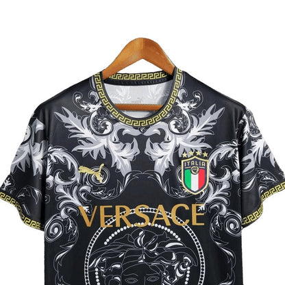 Edición especial Italia x Versace 22/23 Kit negro - Versión para fans