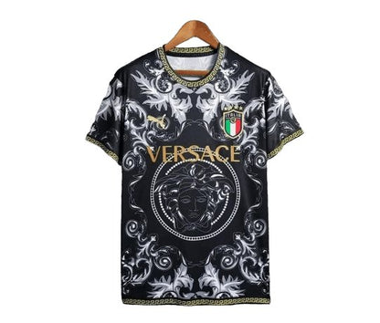 Edición especial Italia x Versace 22/23 Kit negro - Versión para fans