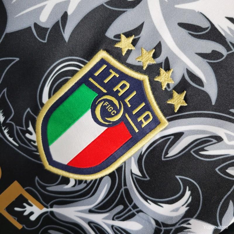 Edición especial Italia x Versace 22/23 Kit negro - Versión para fans