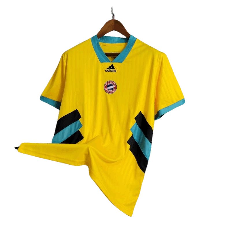 23-24 Bayern Munich Yellow Icon kit with Embroidery logo - Fan version