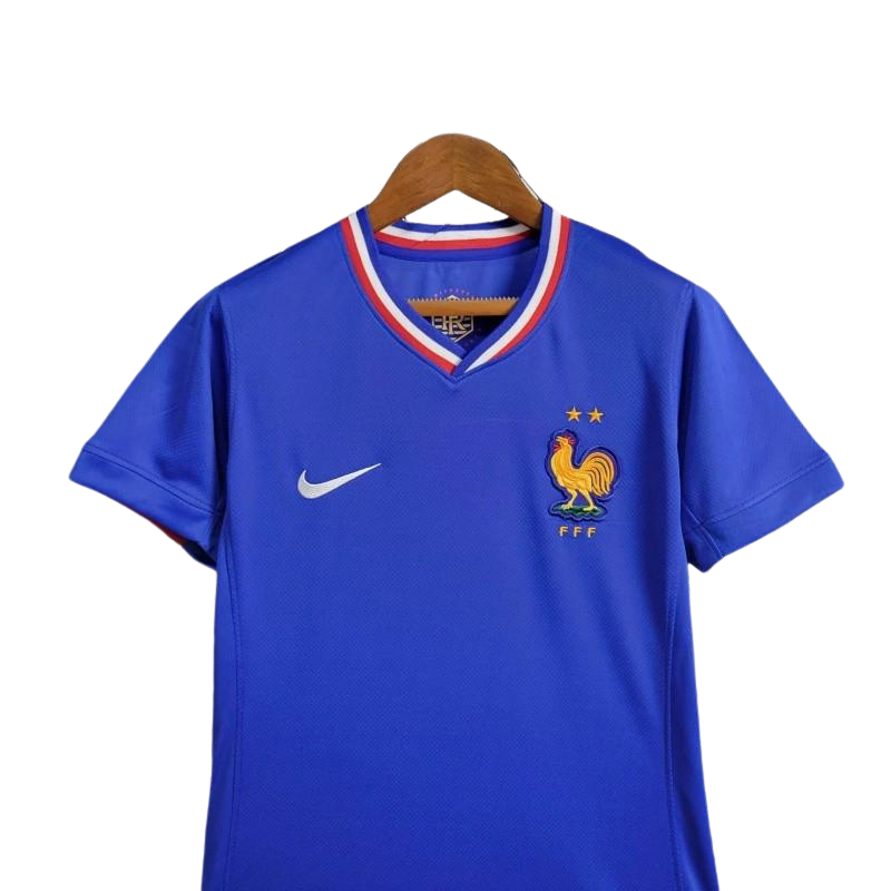 Camiseta de local femenina de Francia para la Eurocopa 2024 (versión para aficionados)