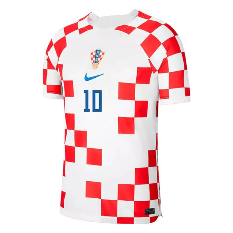 MODRIĆ 10 Kroatië thuisshirt WK 2022