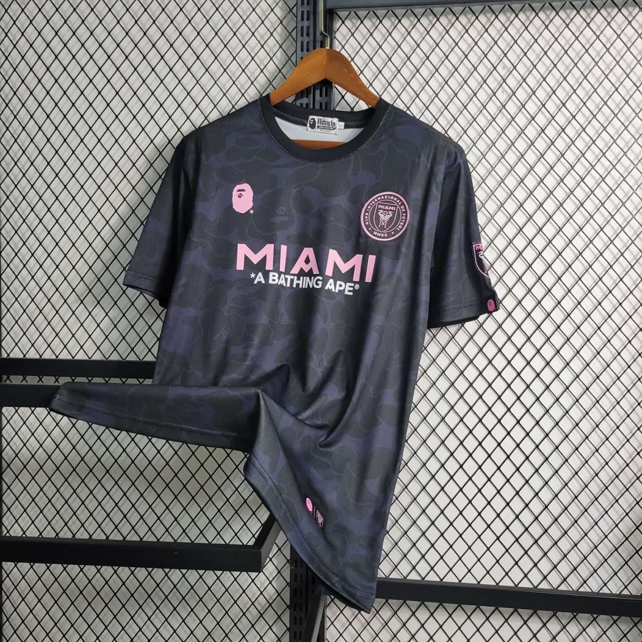 INTER MIAMI X een Bathing APE 2023/2024 ZWARTE SPECIALE EDITIE