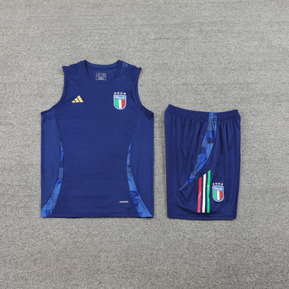 Conjunto de entrenamiento de verano azul de Italia 2024/25