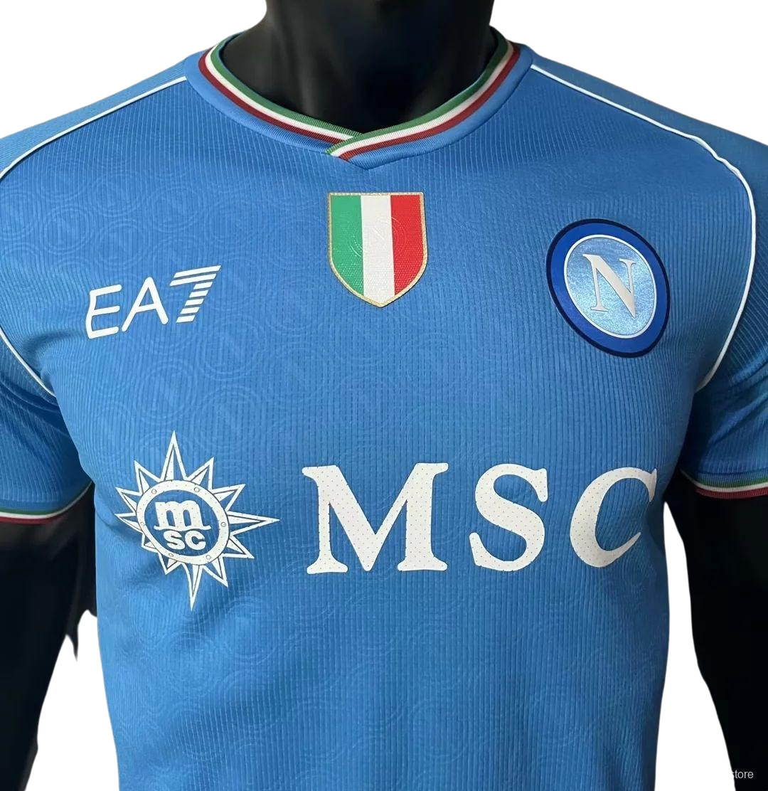 Kit local del Napoli 23-24 - Versión para jugadores