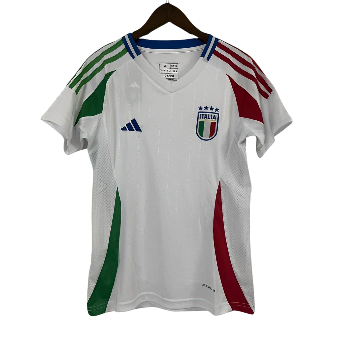 Camiseta de visitante de Italia para la Eurocopa 2024 para mujer (versión para aficionados)