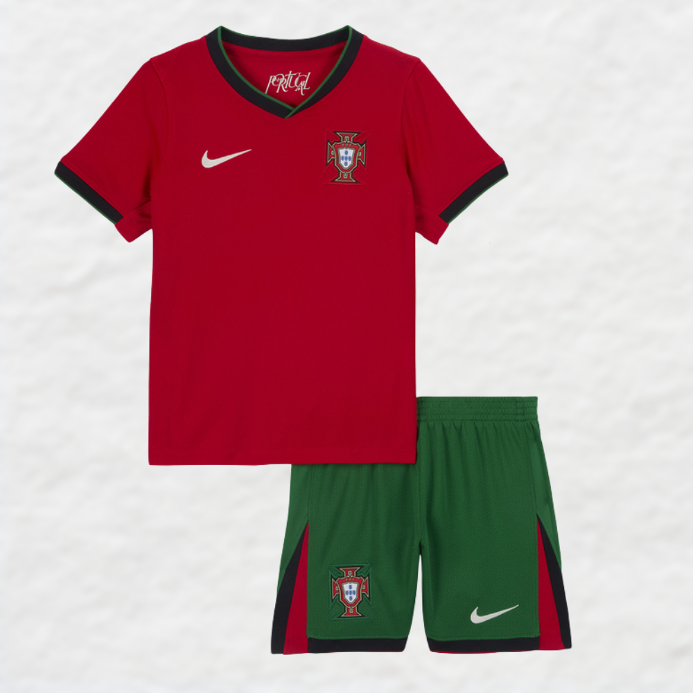 KIDS PORTUGAL EUROS 2024 HOME SHIRT