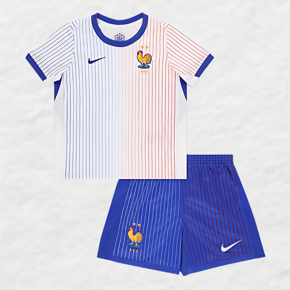 KIDS FRANCE EUROS 2024 AWAY SHIRT