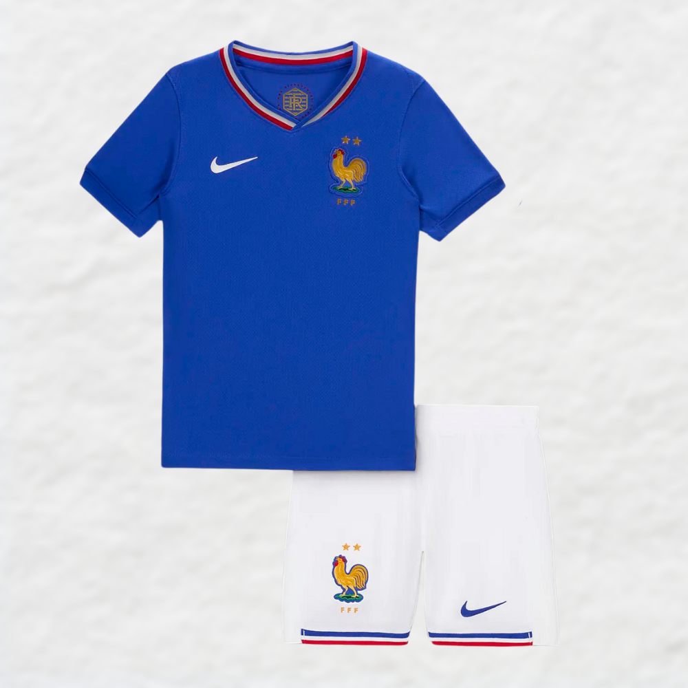 KIDS FRANCE EUROS 2024 HOME SHIRT