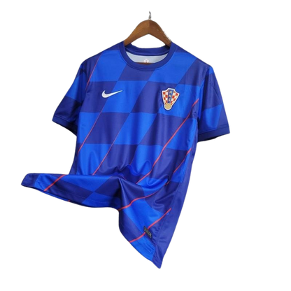 Camiseta visitante de Croacia para la Eurocopa 2024 (versión para aficionados)