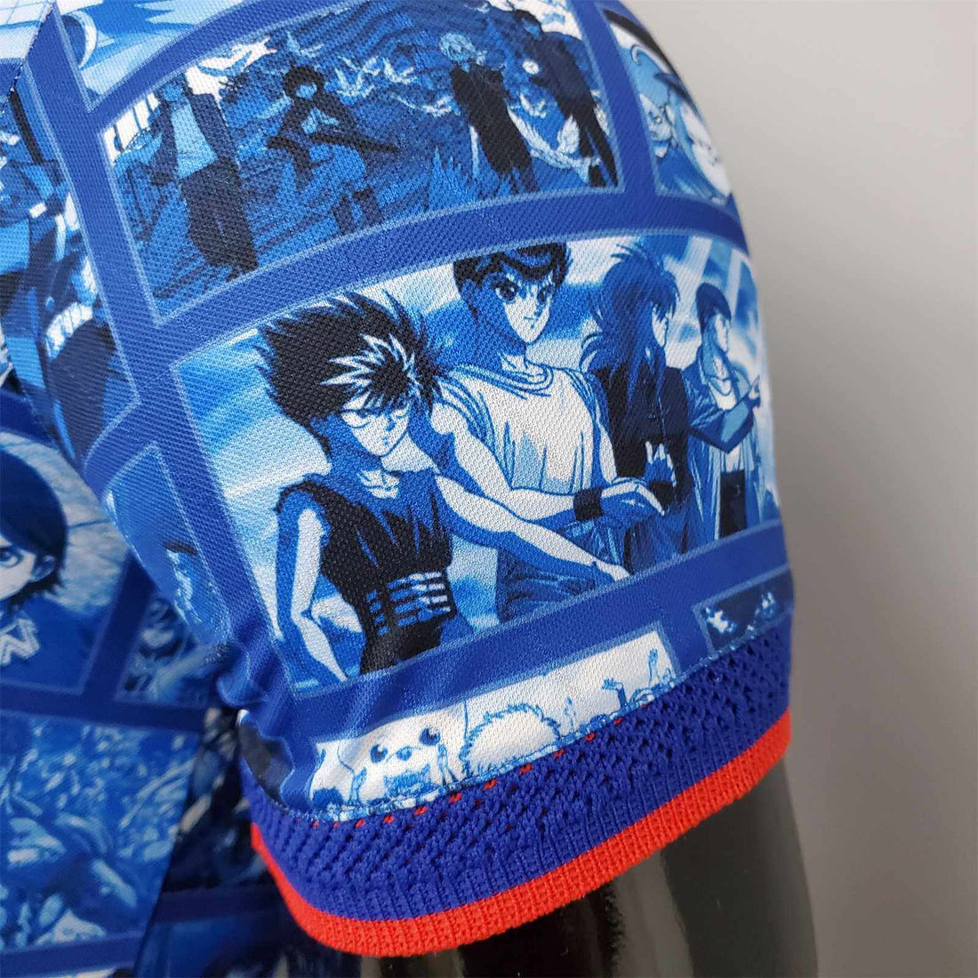 Camiseta de anime japonés - Azul 