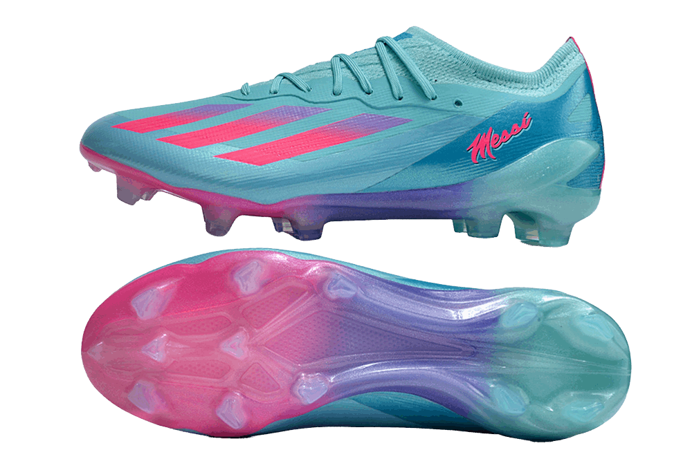 Adidas X Crazyfast FG Messi Turquoise Roze