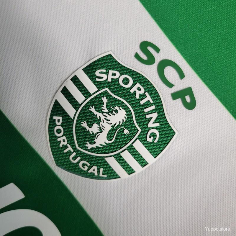 Sporting Lissabon Thuis Groen Voetbalshirt