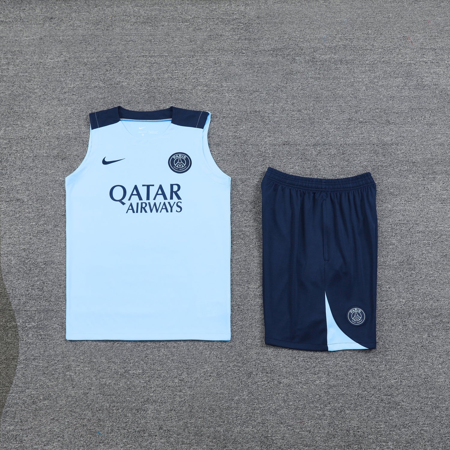 Conjunto de entrenamiento de verano sin mangas PSG 2024/25