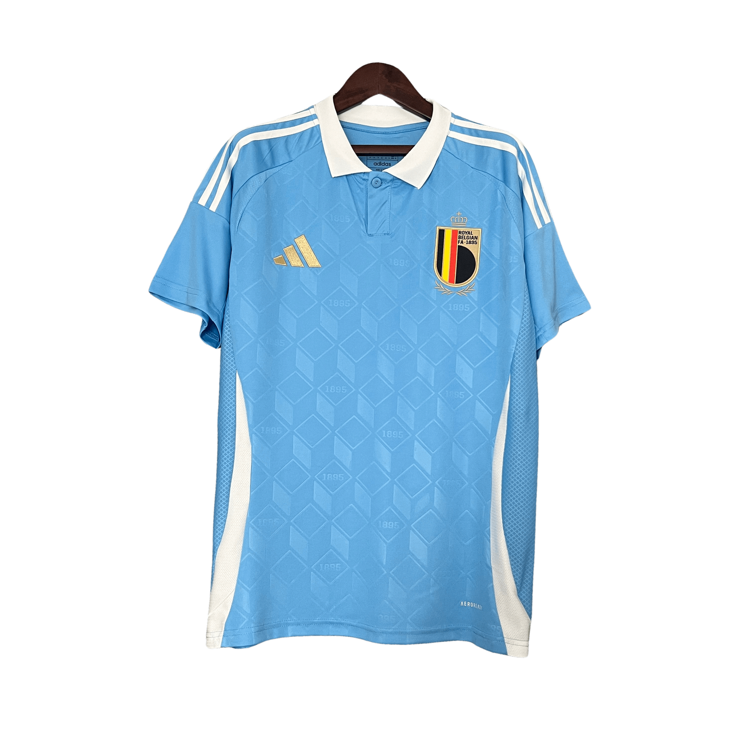 Camiseta visitante de Bélgica para la Eurocopa 2024 (versión para aficionados) 