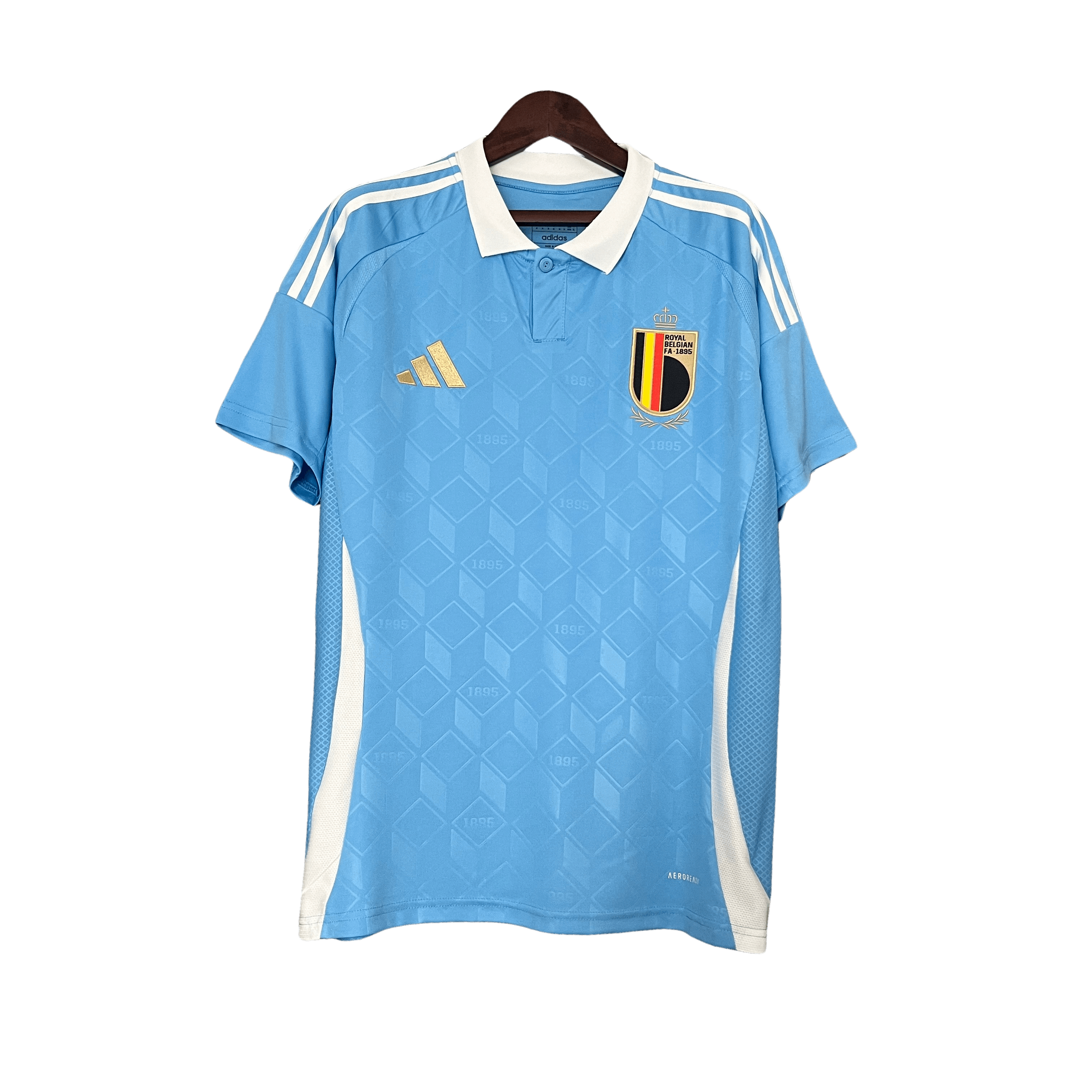 Camiseta visitante de Bélgica para la Eurocopa 2024 (versión para aficionados) 