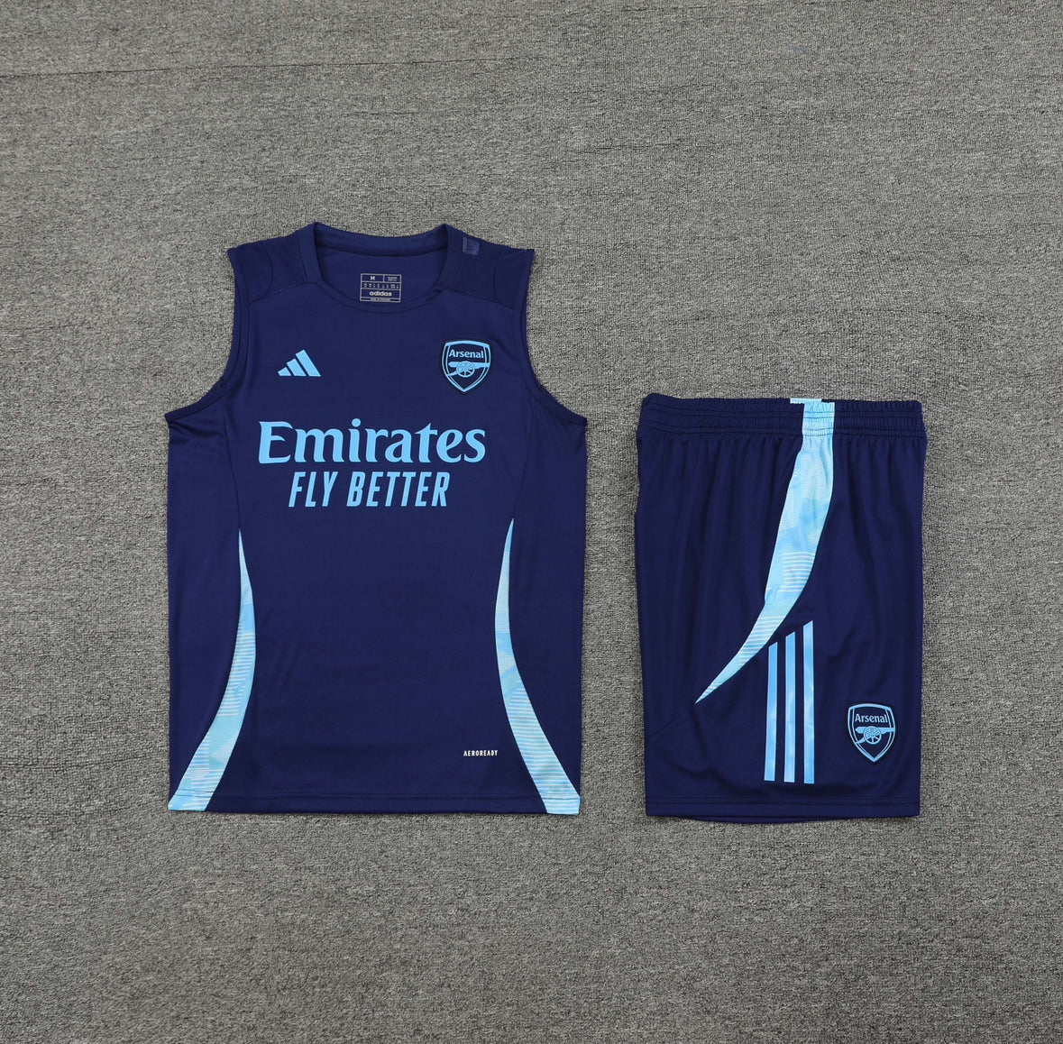 Conjunto de entrenamiento sin mangas del Arsenal 2024/25