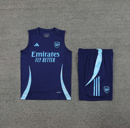 Conjunto de entrenamiento sin mangas del Arsenal 2024/25