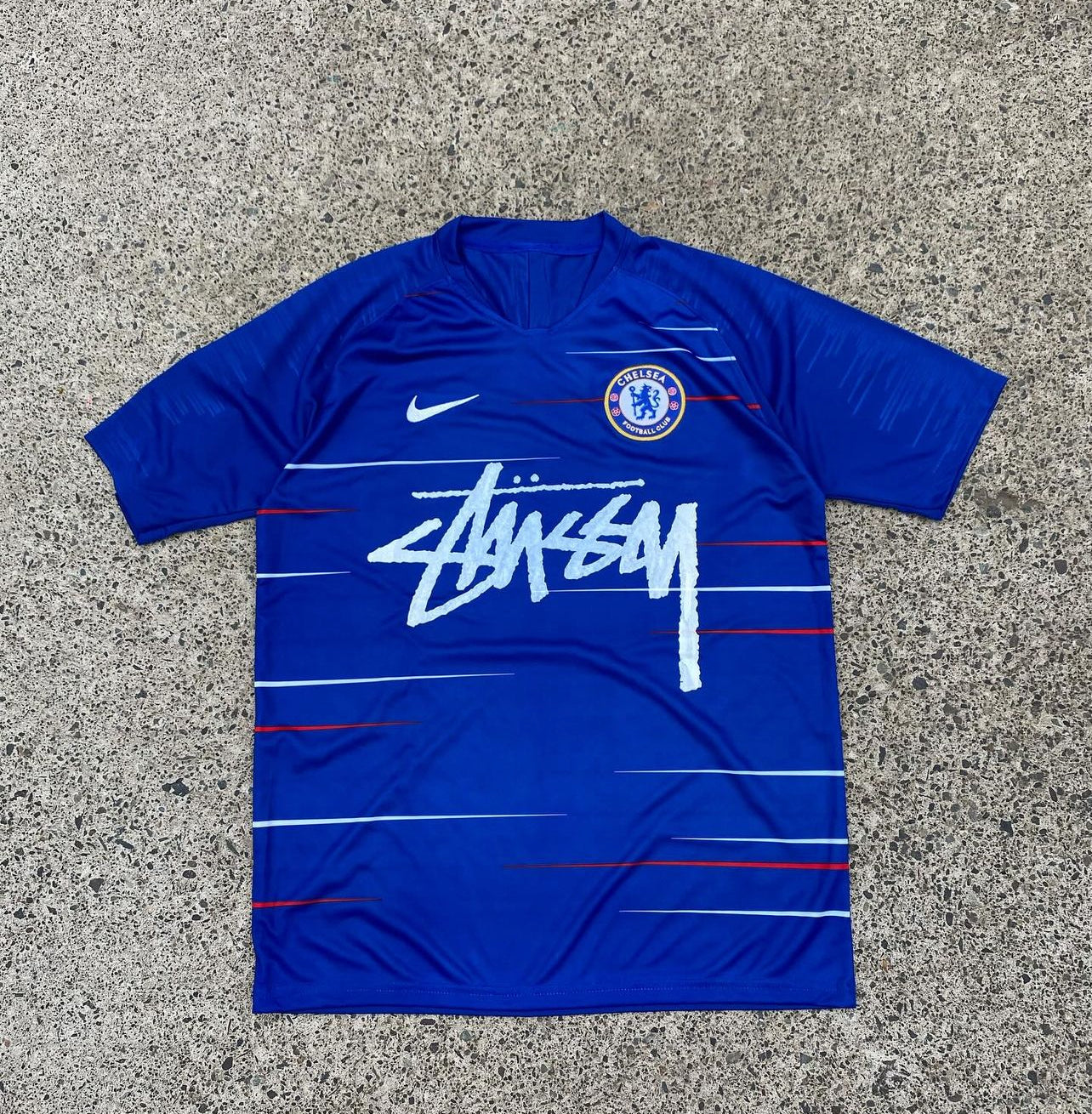 Edición especial Chelsea x Stussy