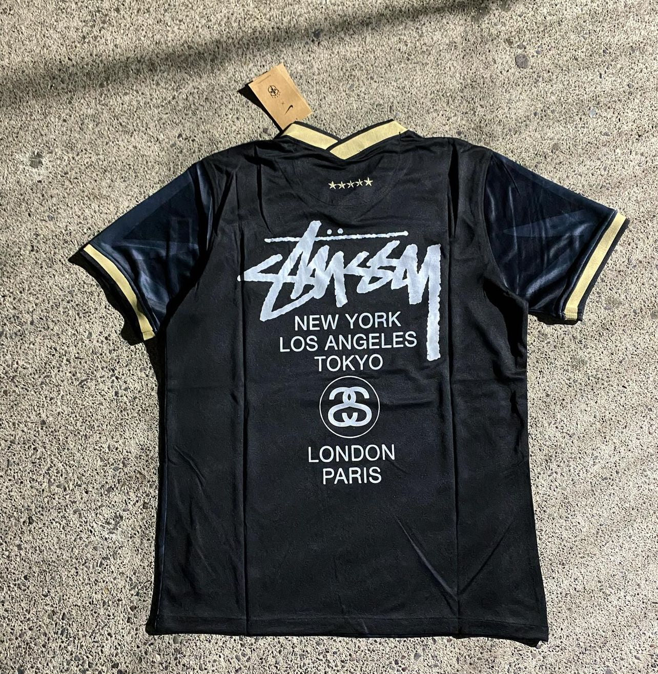 Brazilië X Stussy Zwart Concept tenue