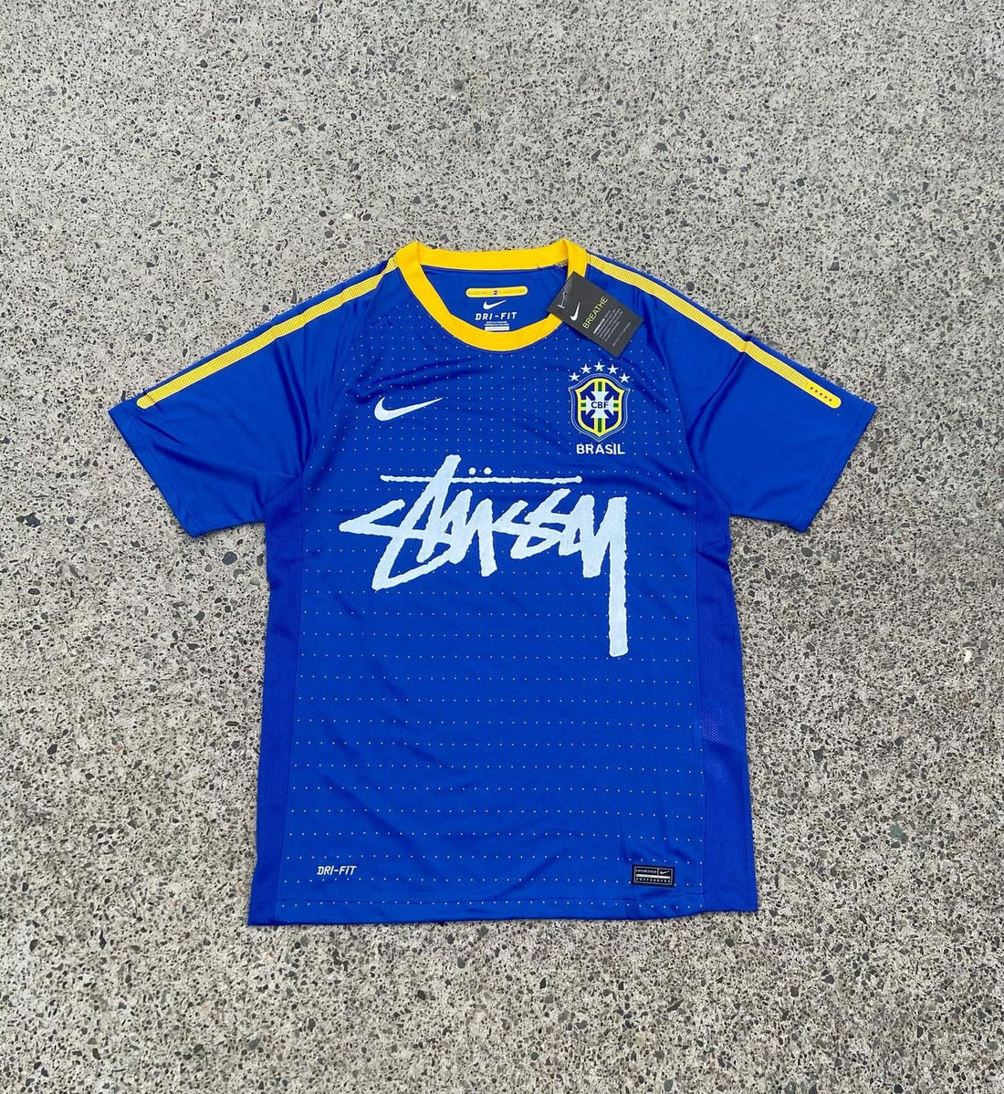 Brazilië X Stussy &quot;Blauw &amp;amp; Geel&quot; Gelimiteerde Editie