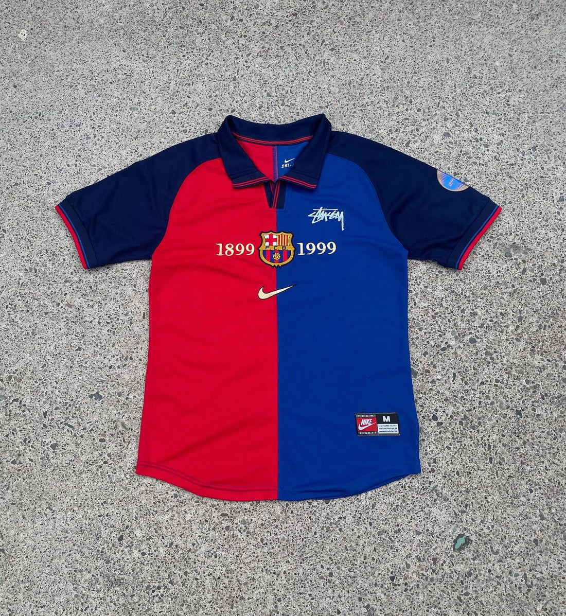 Barcelona Retro Jersey X Stussy