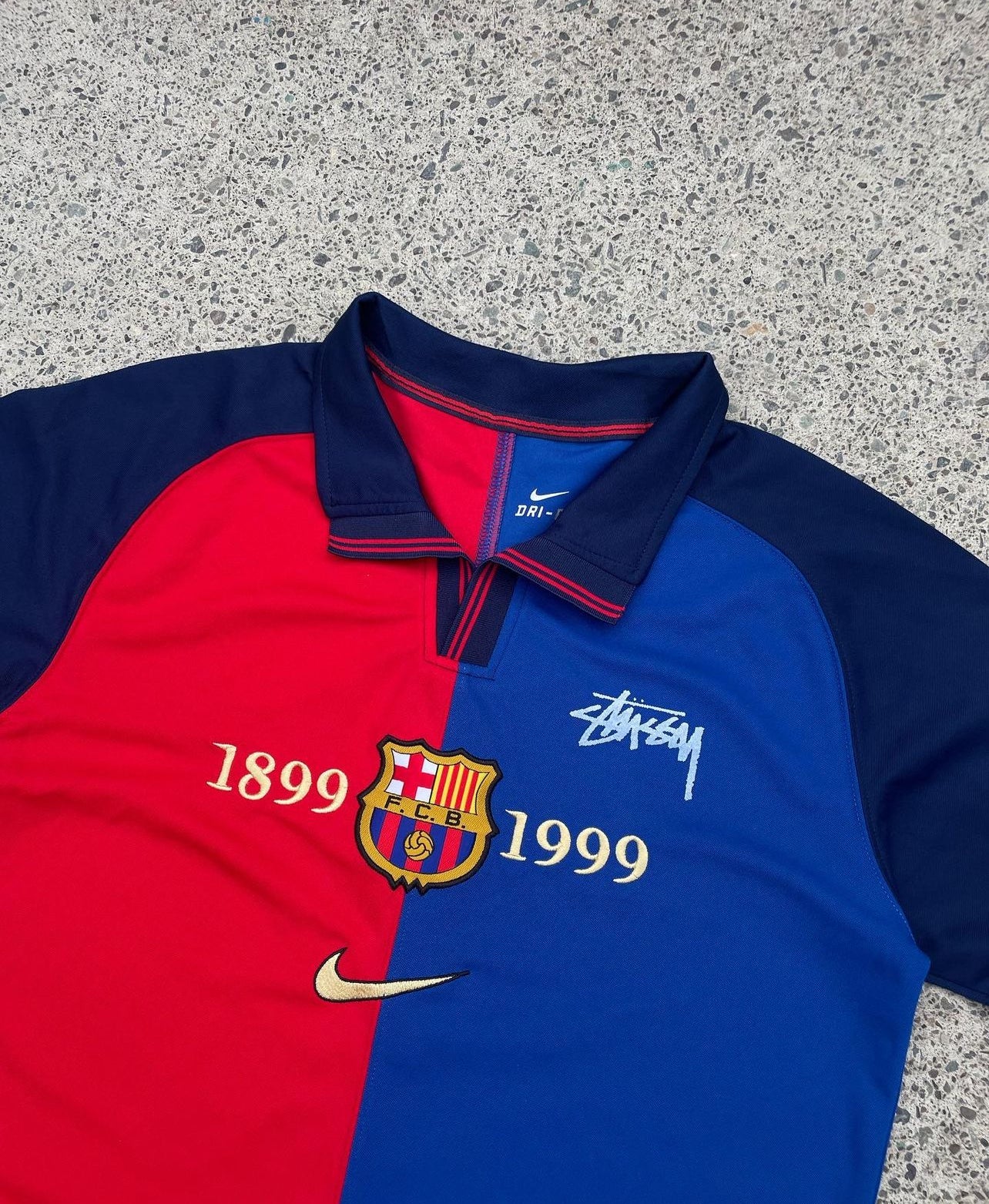 Barcelona Retro Jersey X Stussy