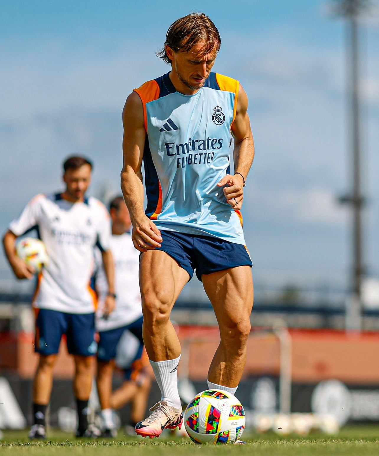 Real Madrid pre-match training Sleeveless summer set 2024/2025