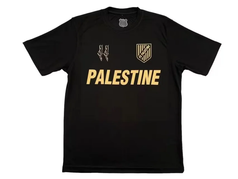 Camiseta negra edición especial Palestina FC 2024