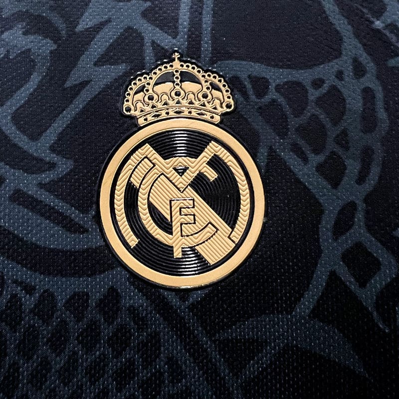 Dragon Design real Madrid Shirt (Black)