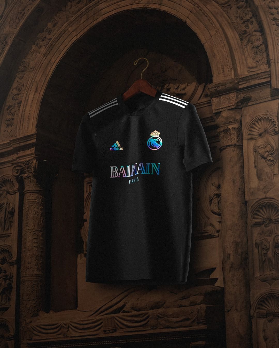 Real Madrid x Balmain Zwart Shirt