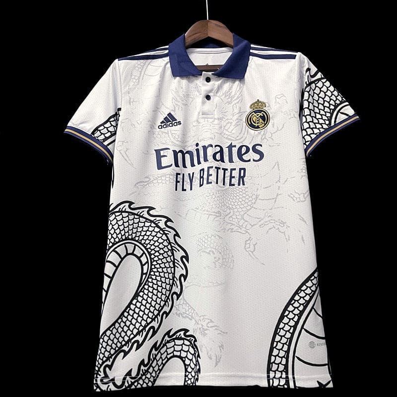 Dragon Design real Madrid Shirt (White)